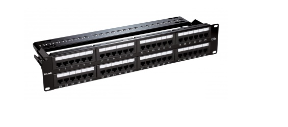 D-LINK CAT5E 48-PORT KEYSTONE PATCH PANEL
