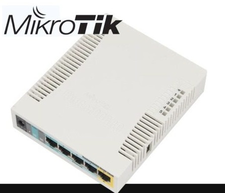 MikroTik RB951Ui-2HnD With Power Supply & Case