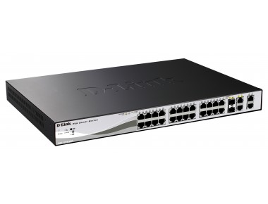 D-LINK 24-Port 10/100Mbps+2 ComboPOE Switch