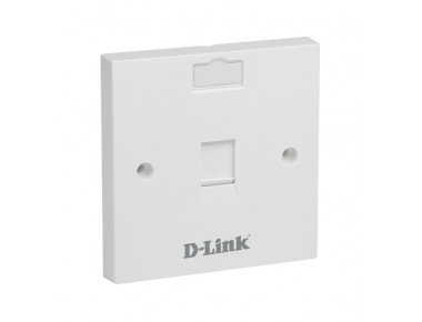 D-LINK 86 x 86 mm,Single Faceplate With Shutter