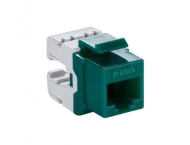 D-LINK Cat6 Keystone Jack UTP-Green