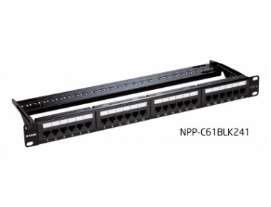 D-LINK 24-Port Cat-6 UTP Loaded Patch Panel