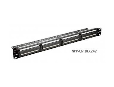 D-LINK 24-Port Cat6 UTP Angular Fully Loaded Patch Panel
